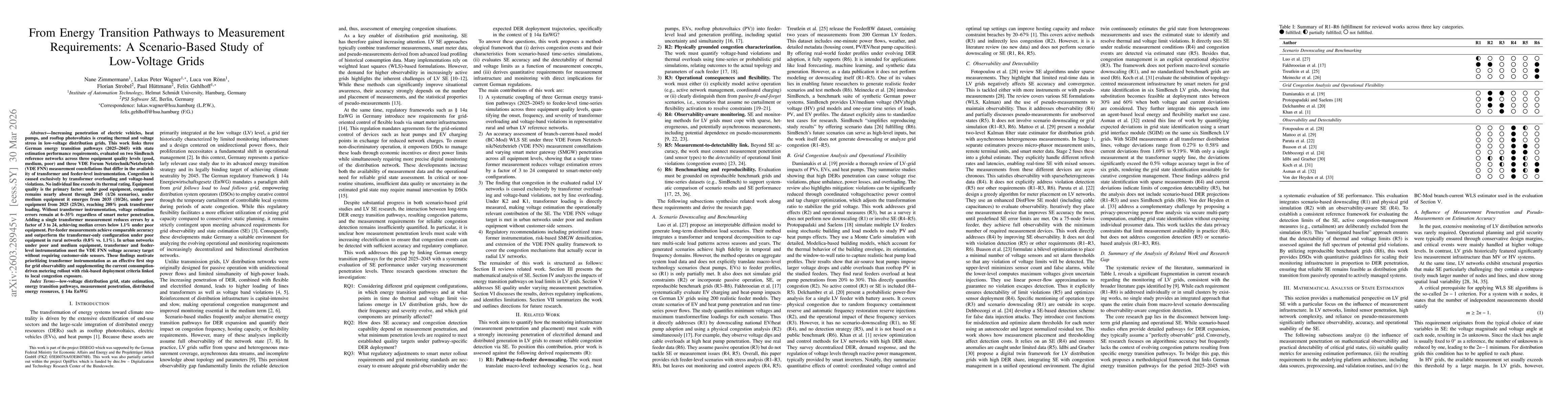 Thumbnail for From Energy Transition Pathways to Measurement Requirements: A Scenario-Based Study of Low-Voltage Grids
