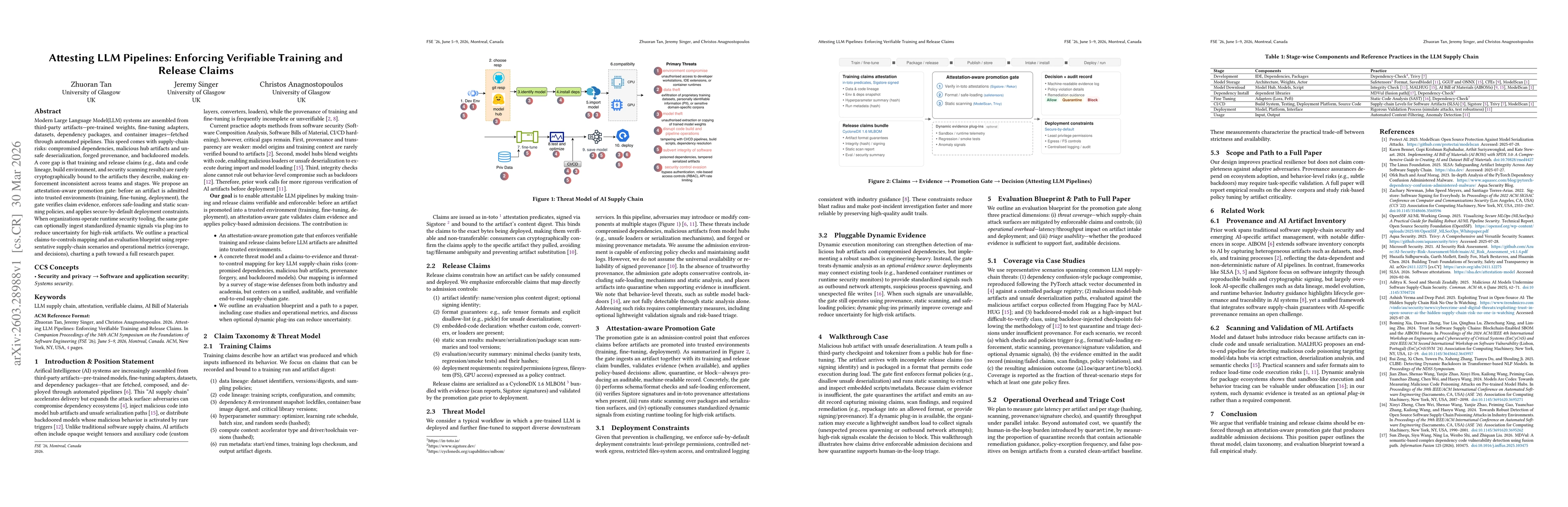 Thumbnail for Attesting LLM Pipelines: Enforcing Verifiable Training and Release Claims