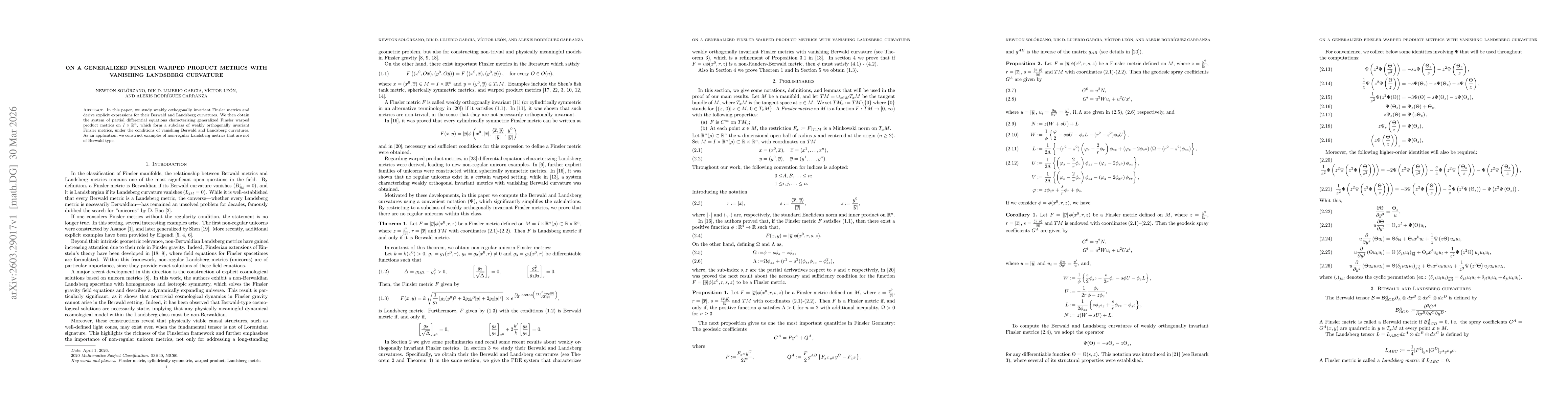 Thumbnail for On a generalized Finsler warped product metrics with vanishing Landsberg curvature