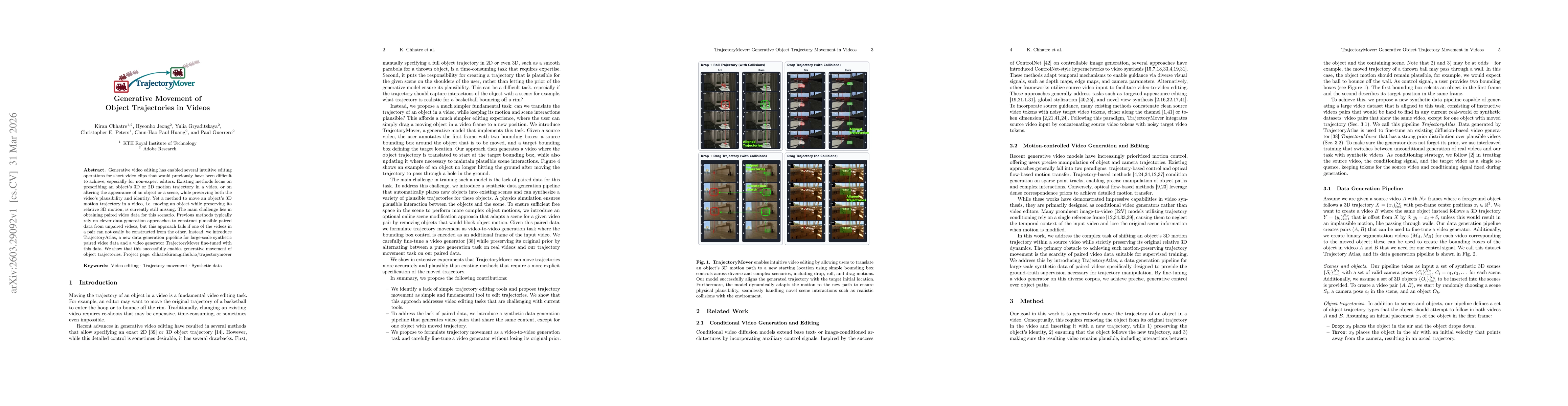Thumbnail for TrajectoryMover: Generative Movement of Object Trajectories in Videos