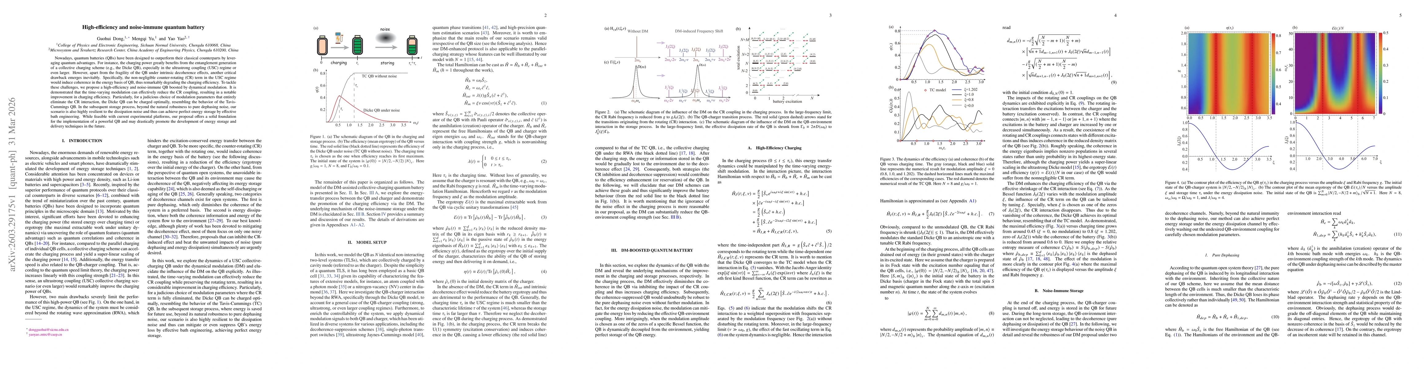 Thumbnail for High-efficiency and noise-immune quantum battery