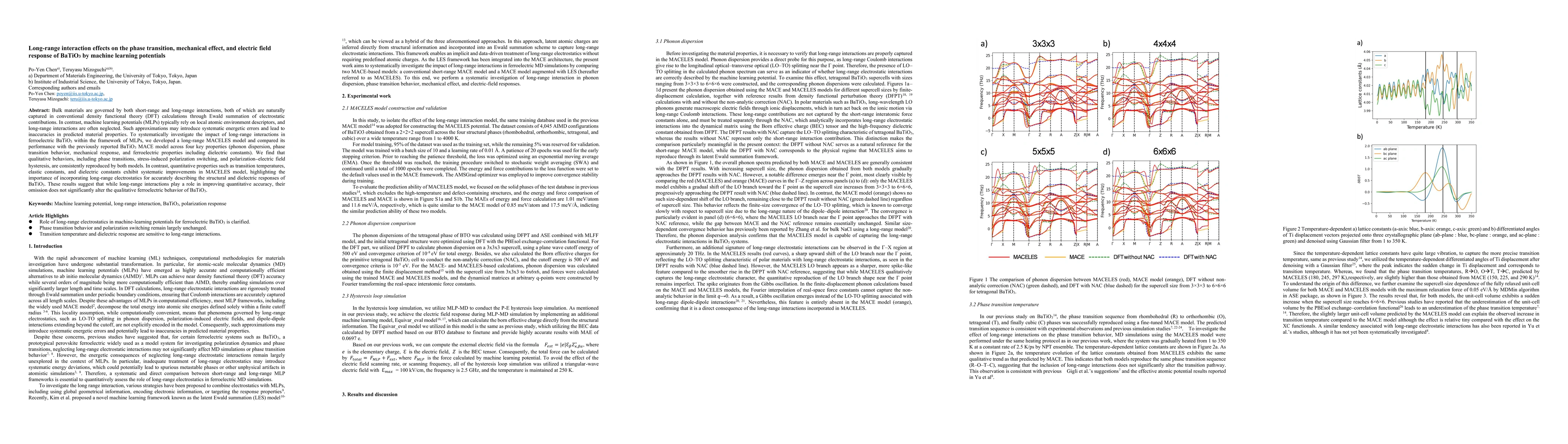 Thumbnail for Long-range interaction effects on the phase transition, mechanical effect, and electric field response of BaTiO3 by machine learning potentials