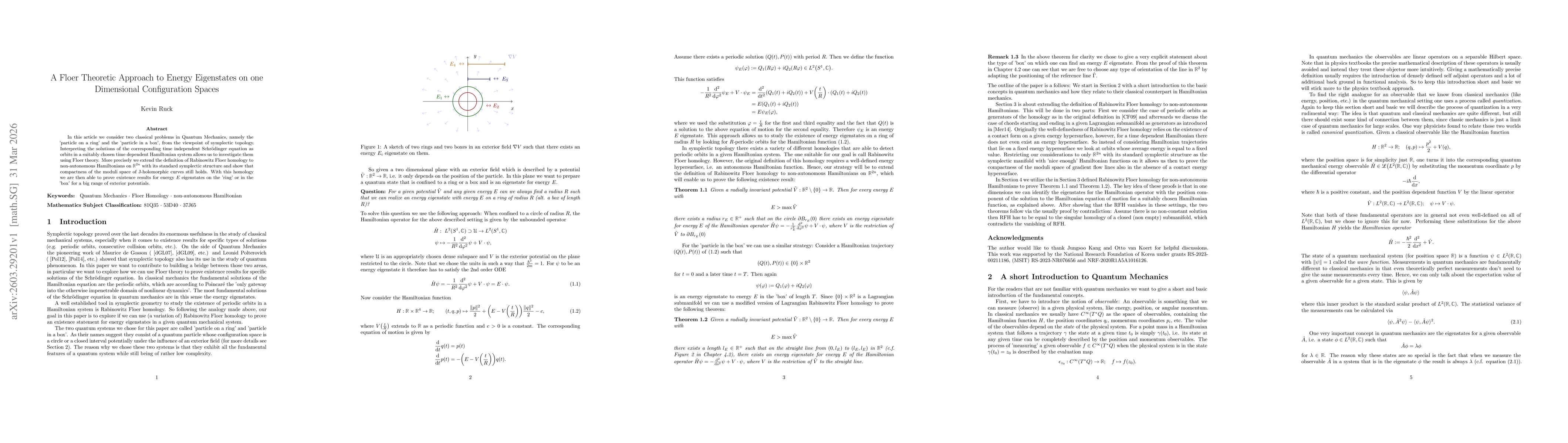 Thumbnail for A Floer Theoretic Approach to Energy Eigenstates on one Dimensional Configuration Spaces