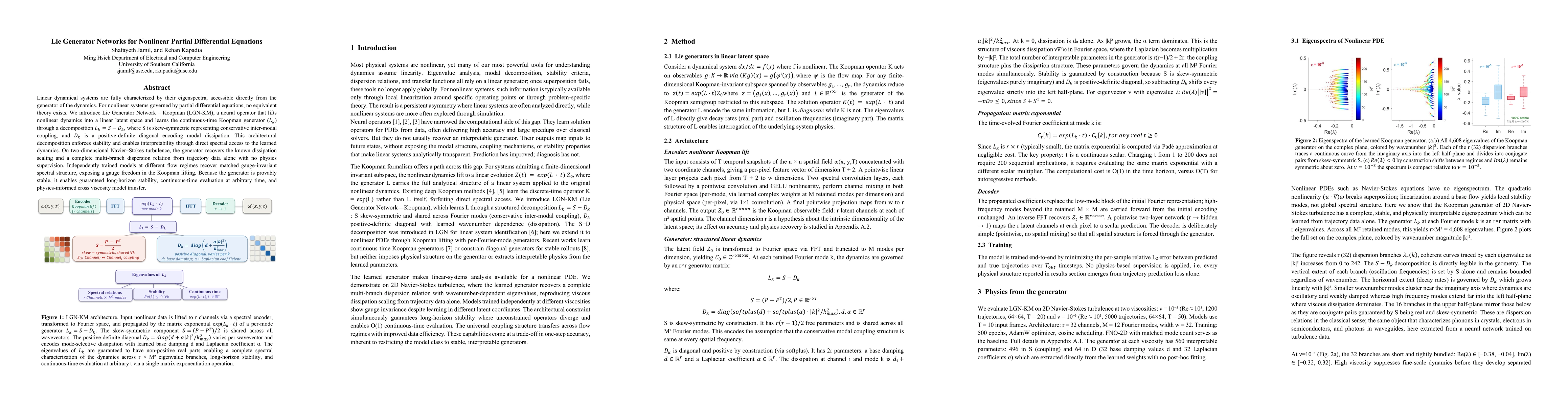 Thumbnail for Lie Generator Networks for Nonlinear Partial Differential Equations
