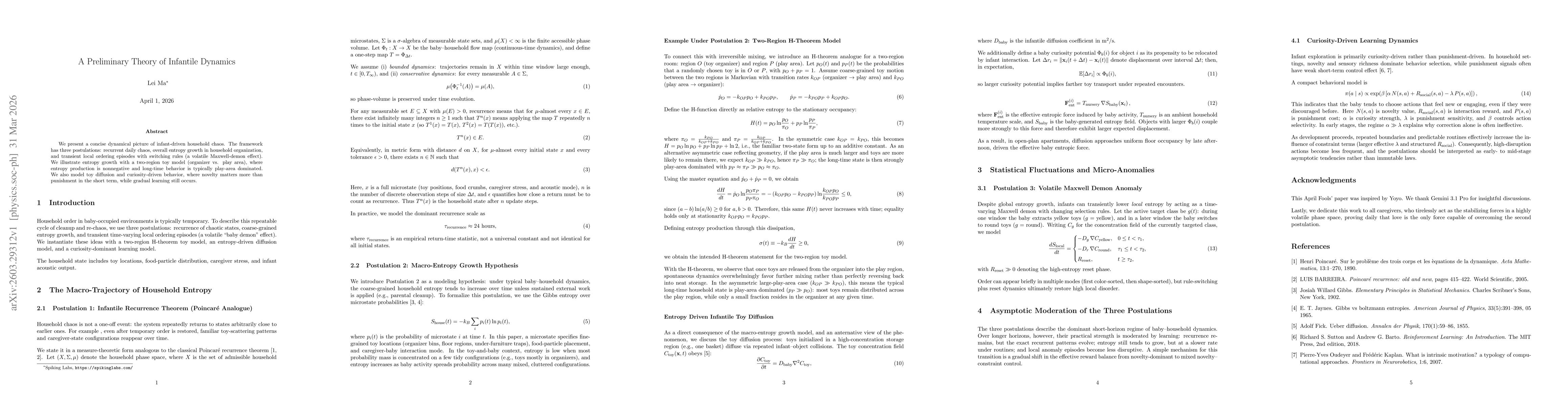 Thumbnail for A Preliminary Theory of Infantile Dynamics