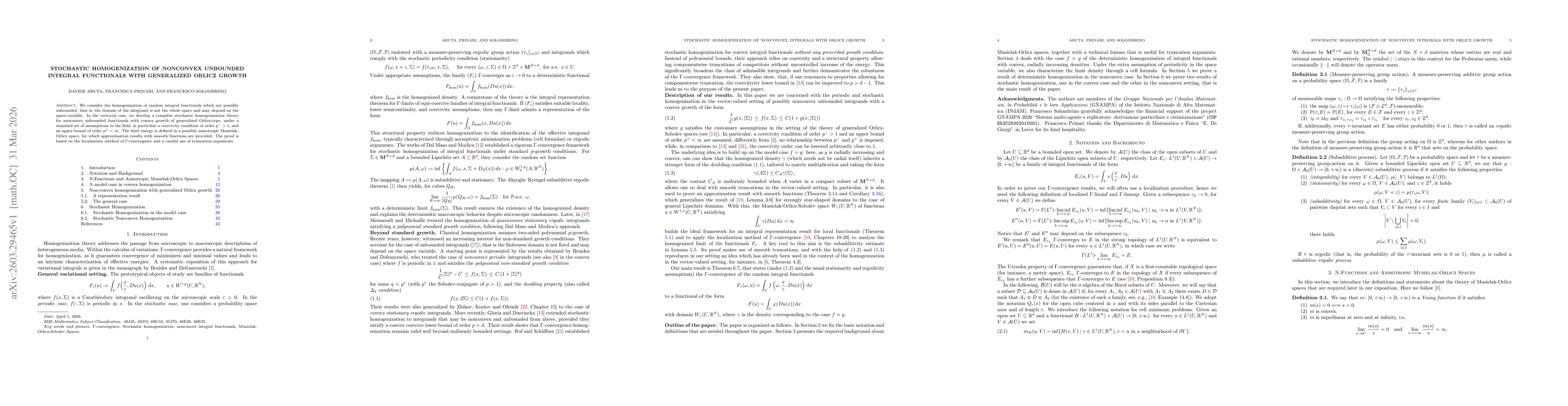 Thumbnail for Stochastic homogenization of nonconvex unbounded integral functionals with generalized Orlicz growth