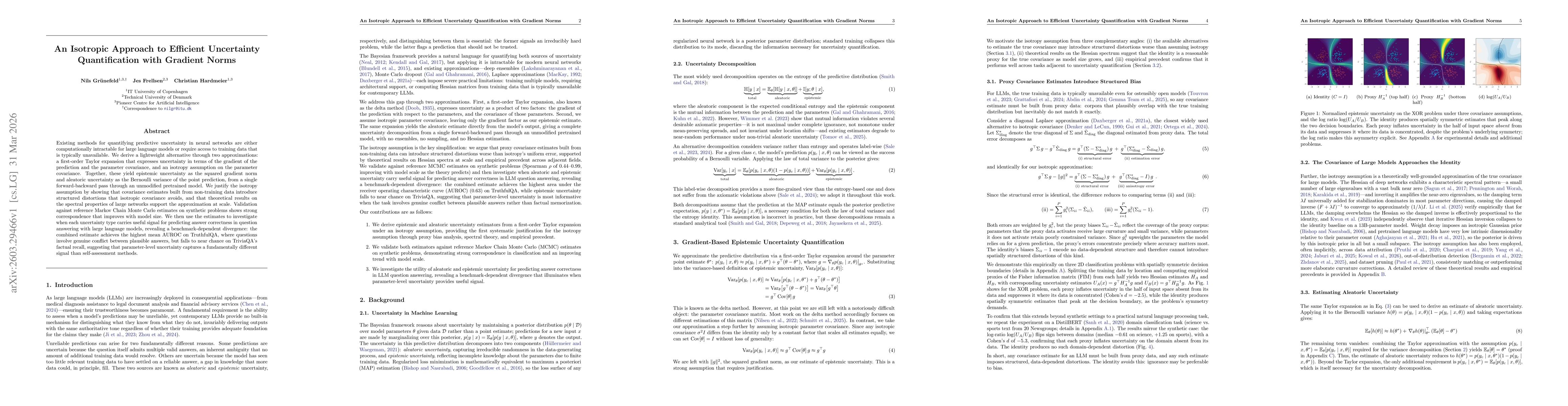 Thumbnail for An Isotropic Approach to Efficient Uncertainty Quantification with Gradient Norms