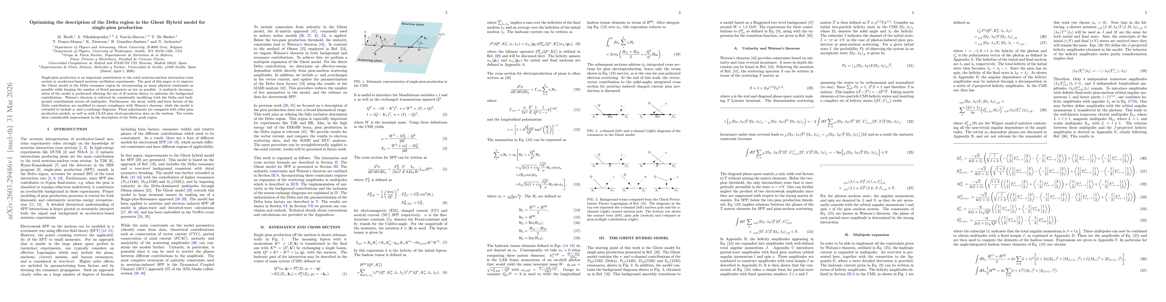 Thumbnail for Optimizing the description of the Delta region in the Ghent Hybrid model for single-pion production