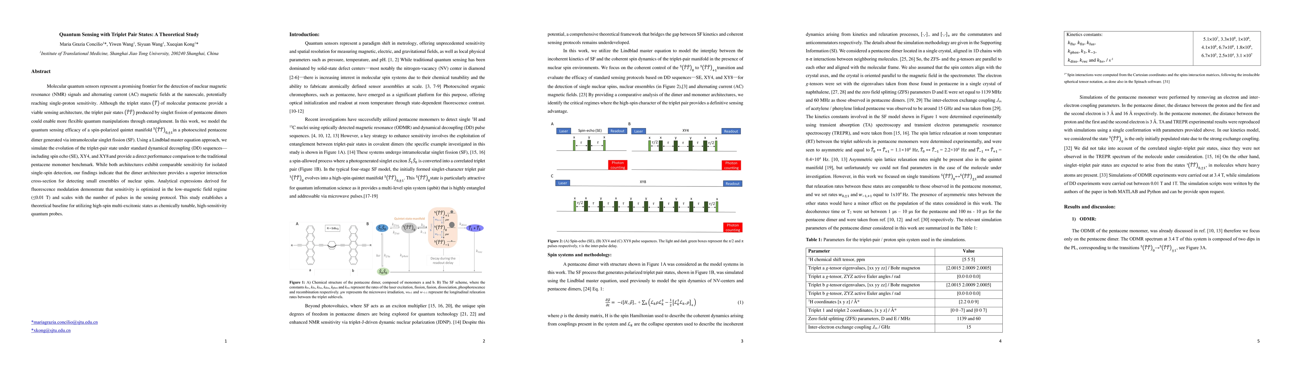 Thumbnail for Quantum Sensing with Triplet Pair States: A Theoretical Study
