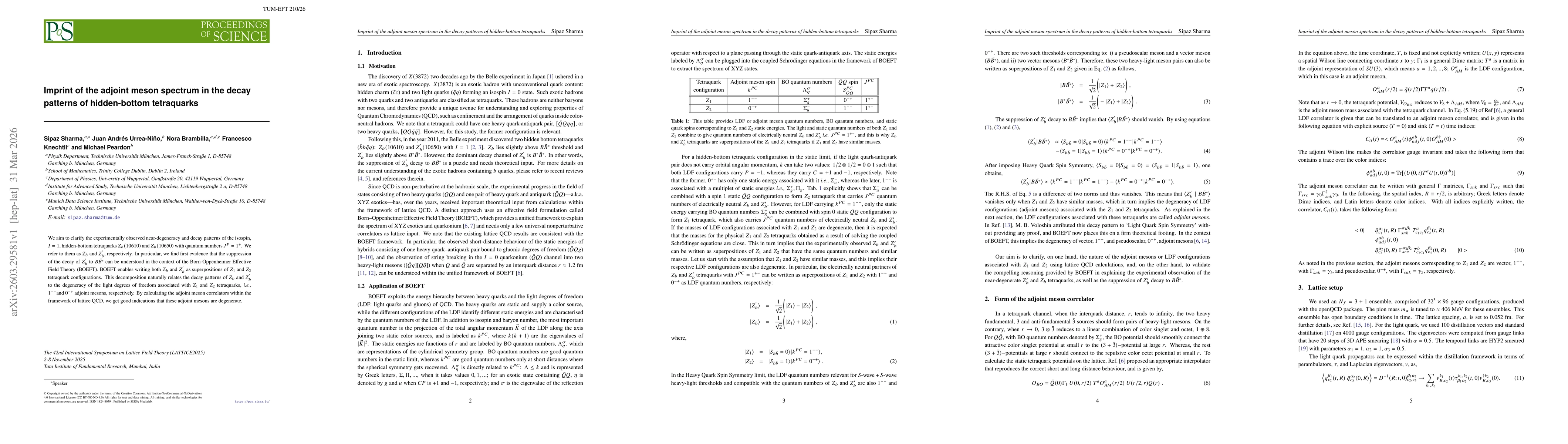 Thumbnail for Imprint of the adjoint meson spectrum in the decay patterns of hidden-bottom tetraquarks