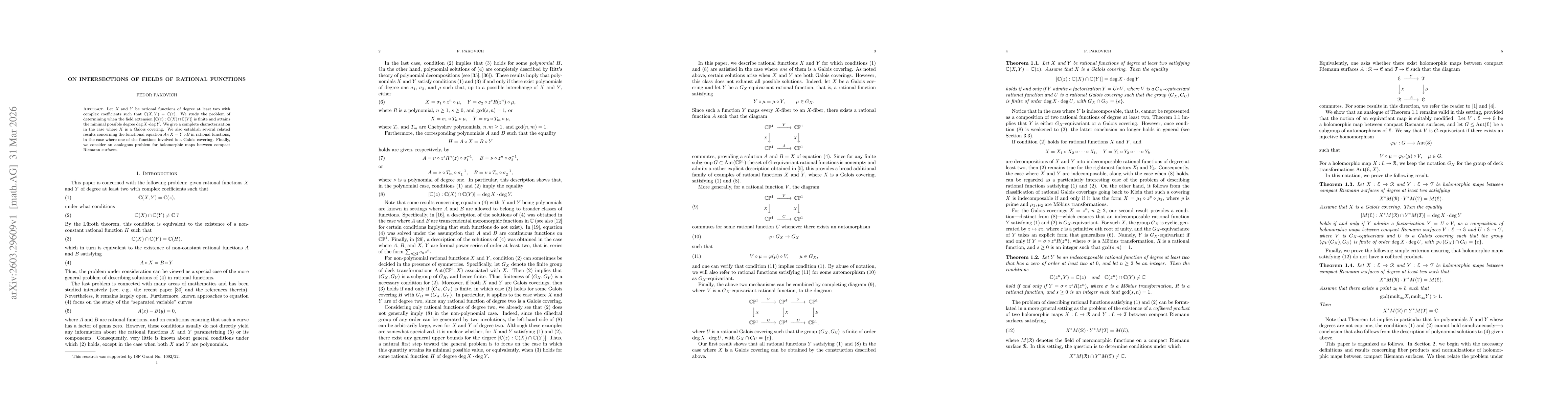 Thumbnail for On intersections of fields of rational functions