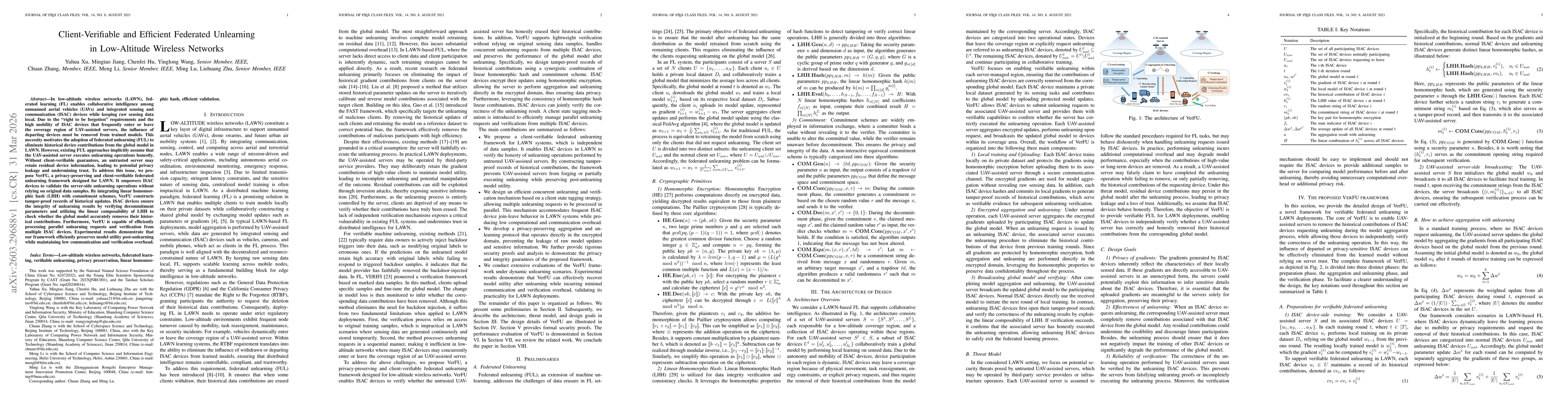Thumbnail for Client-Verifiable and Efficient Federated Unlearning in Low-Altitude Wireless Networks