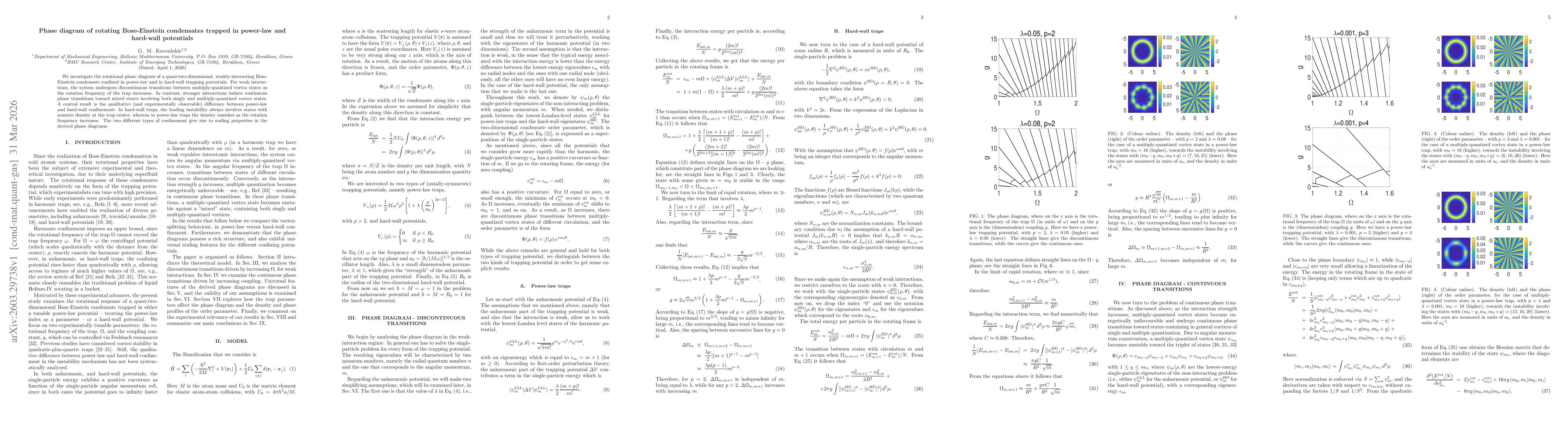 Thumbnail for Phase diagram of rotating Bose-Einstein condensates trapped in power-law and hard-wall potentials