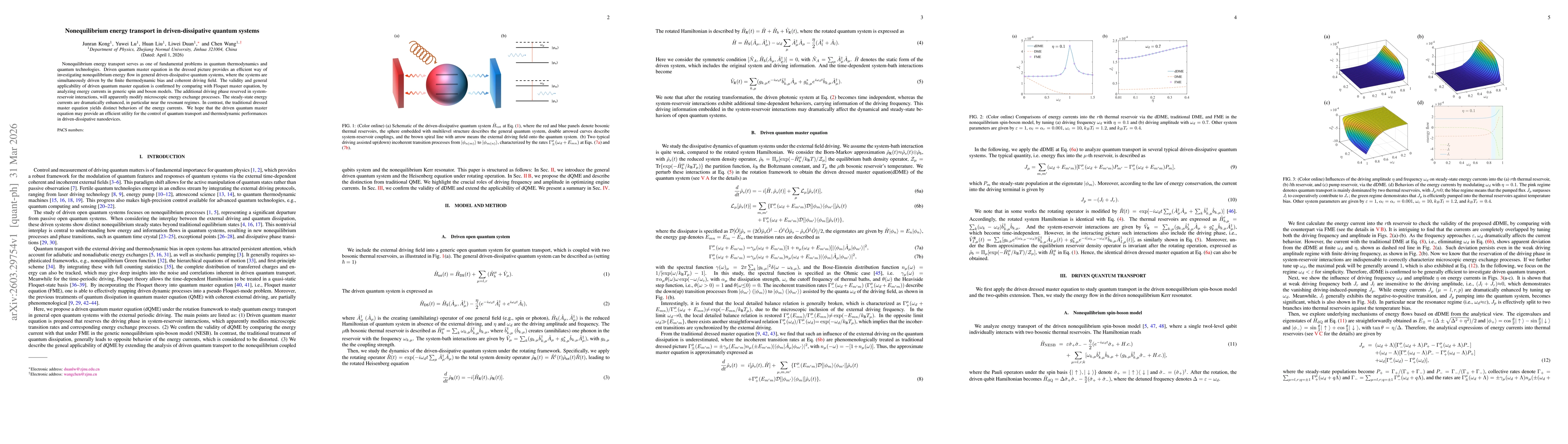 Thumbnail for Nonequilibrium energy transport in driven-dissipative quantum systems