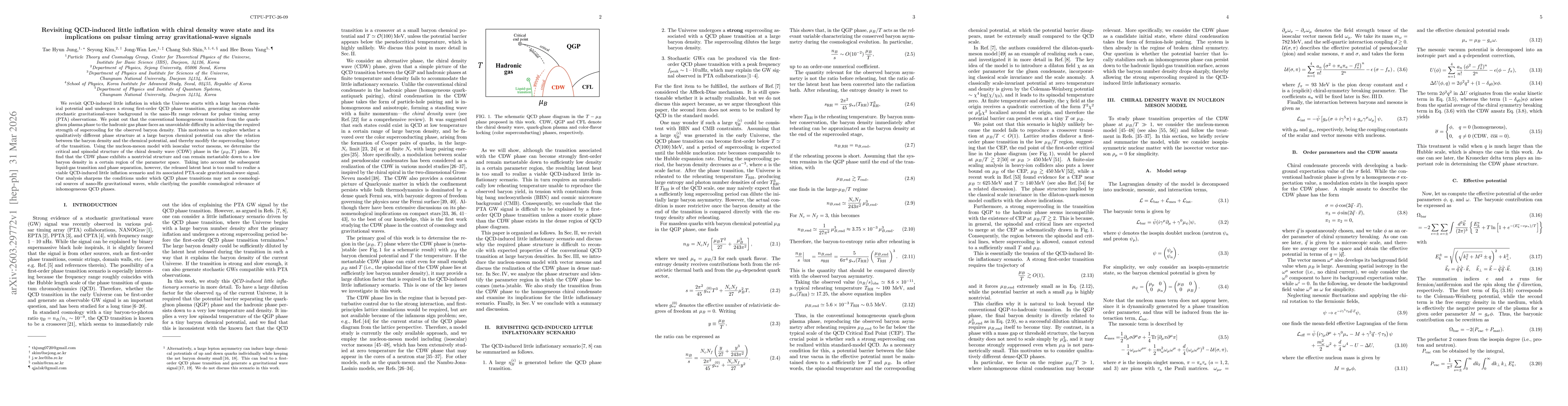 Thumbnail for Revisiting QCD-induced little inflation with chiral density wave state and its implications on pulsar timing array gravitational-wave signals