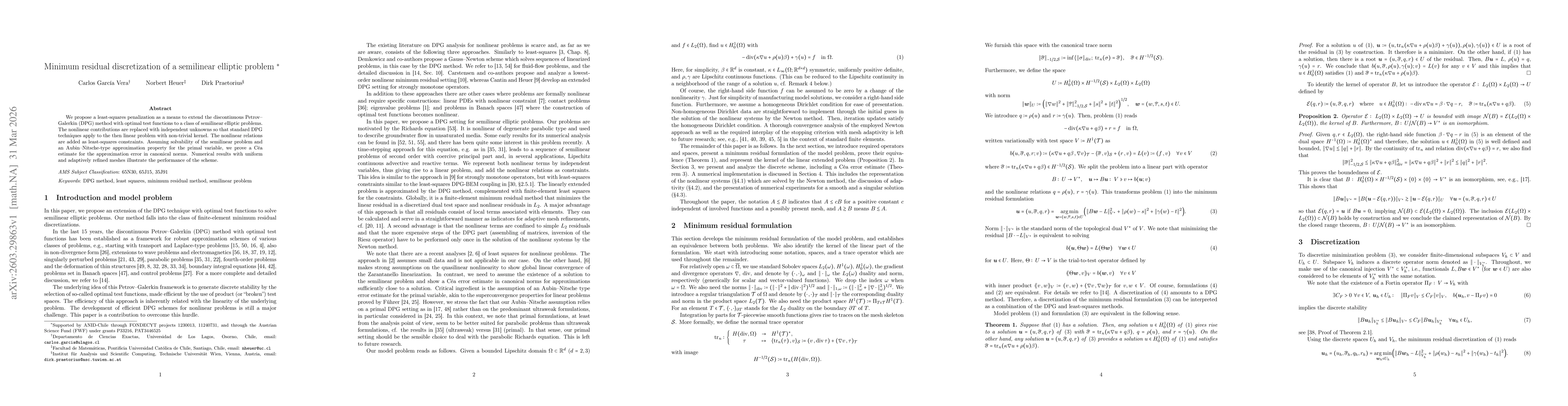 Thumbnail for Minimum residual discretization of a semilinear elliptic problem