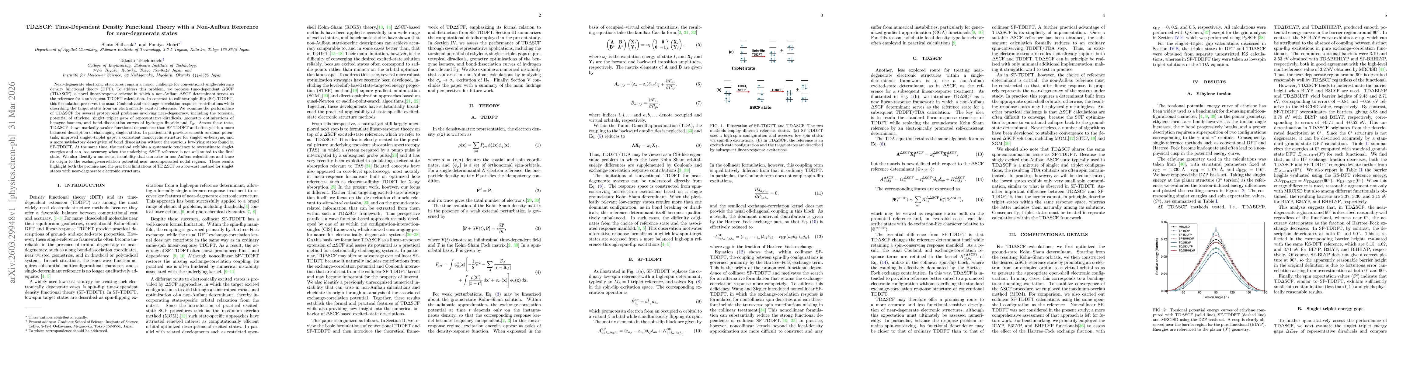 Thumbnail for TD$Δ$SCF: Time-Dependent Density Functional Theory with a Non-Aufbau Reference for near-degenerate states