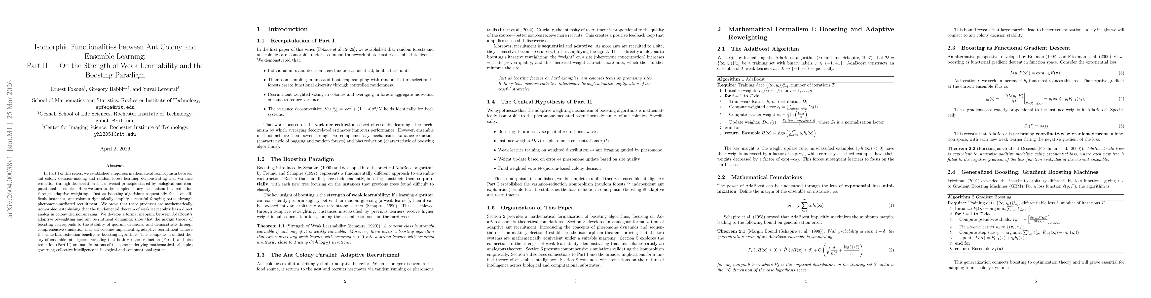 Thumbnail for Isomorphic Functionalities between Ant Colony and Ensemble Learning: Part II-On the Strength of Weak Learnability and the Boosting Paradigm