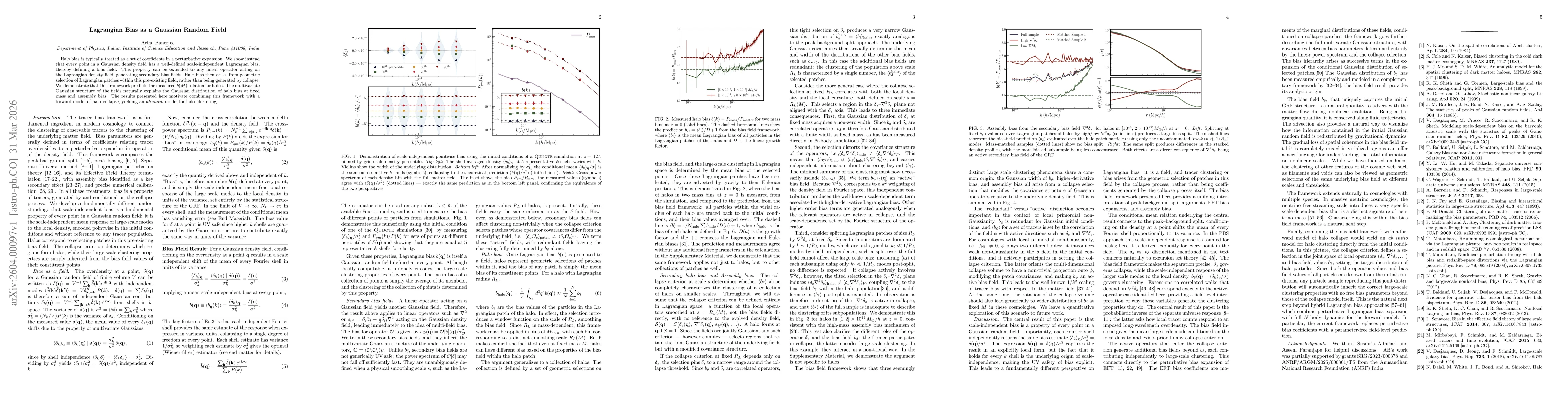 Thumbnail for Lagrangian Bias as a Gaussian Random Field