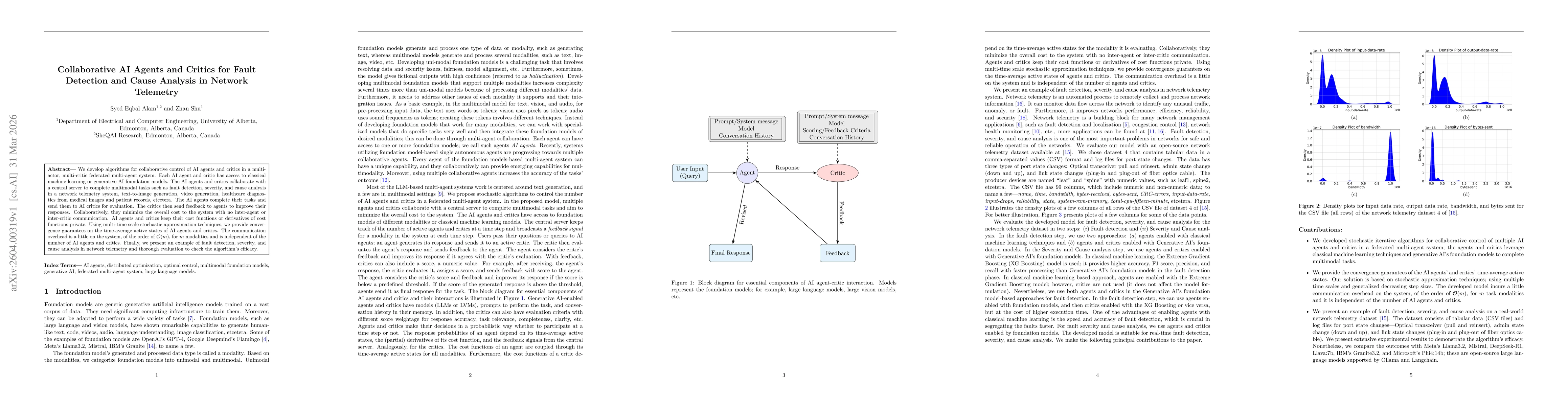 Thumbnail for Collaborative AI Agents and Critics for Fault Detection and Cause Analysis in Network Telemetry