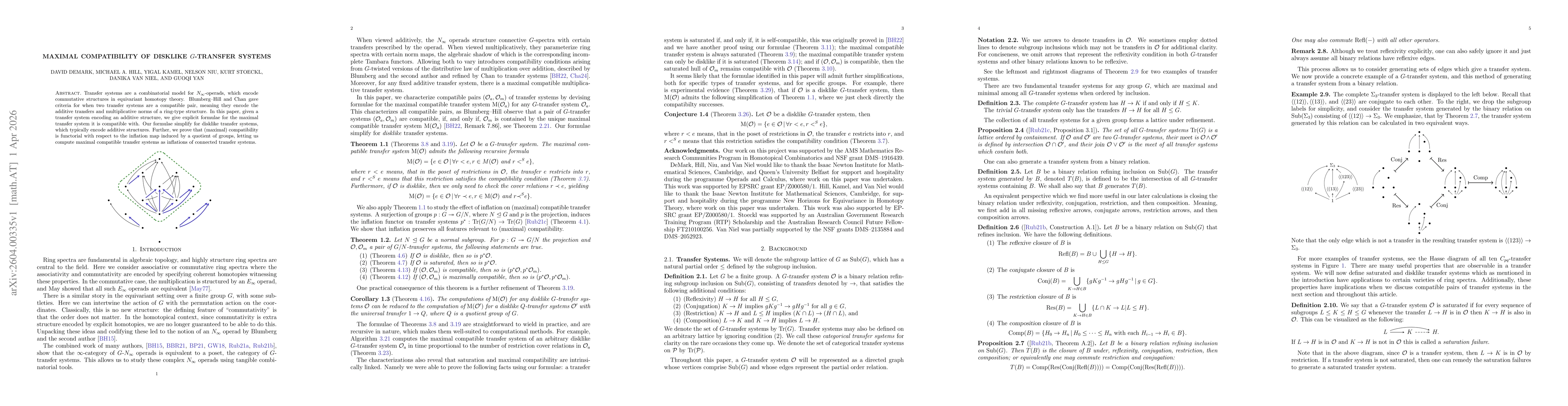Thumbnail for Maximal compatibility of disklike $G$-transfer systems