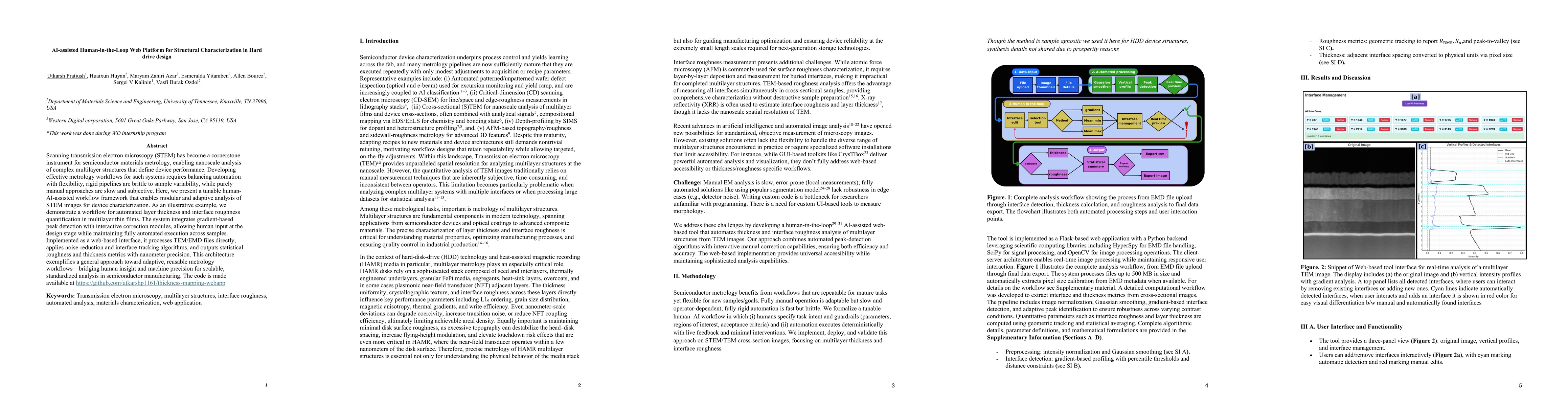 Thumbnail for AI-assisted Human-in-the-Loop Web Platform for Structural Characterization in Hard drive design