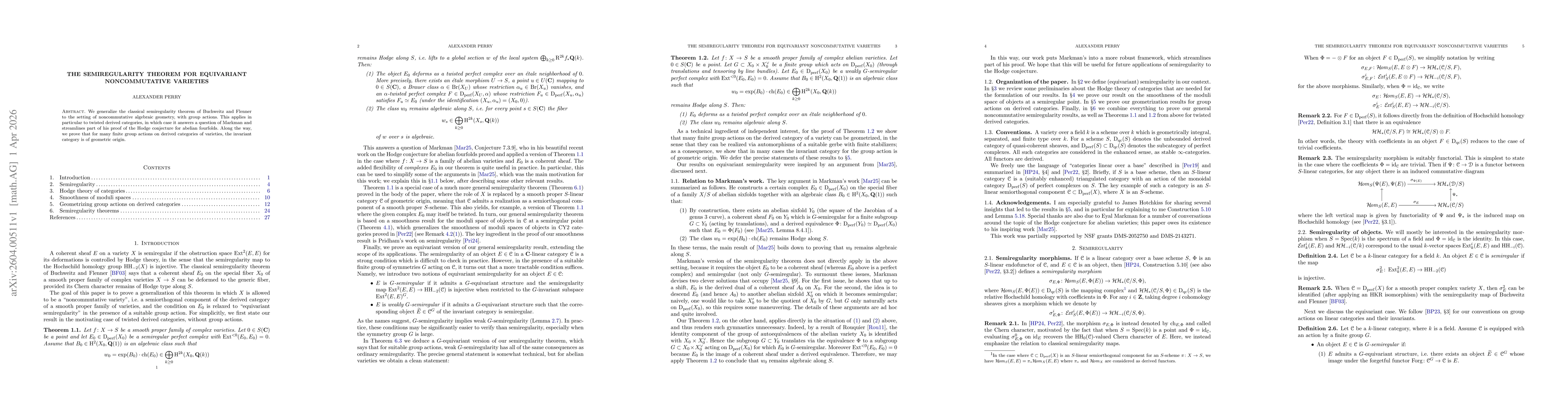Thumbnail for The semiregularity theorem for equivariant noncommutative varieties