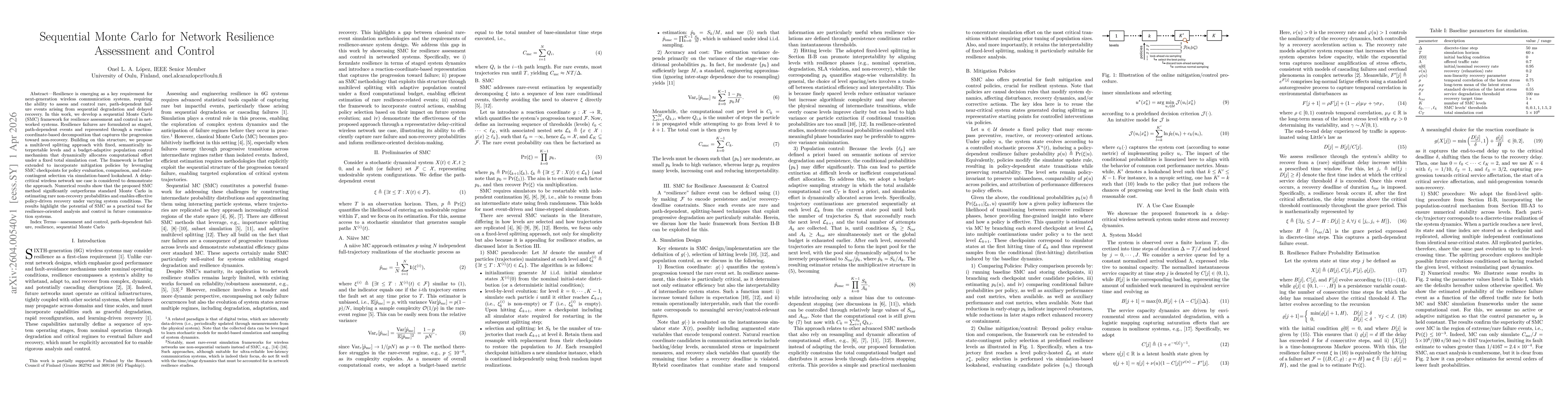 Thumbnail for Sequential Monte Carlo for Network Resilience Assessment and Control