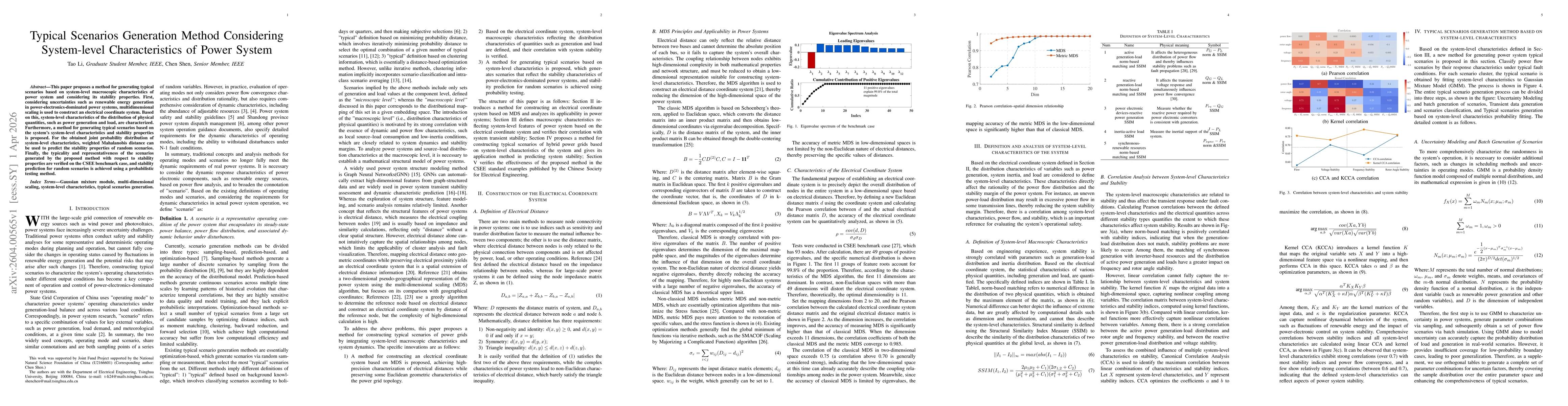 Thumbnail for Typical Scenarios Generation Method Considering System-level Characteristics of Power System