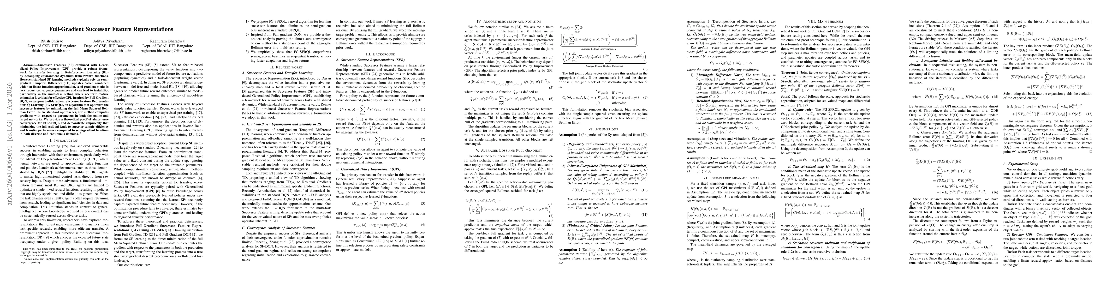 Thumbnail for Full-Gradient Successor Feature Representations