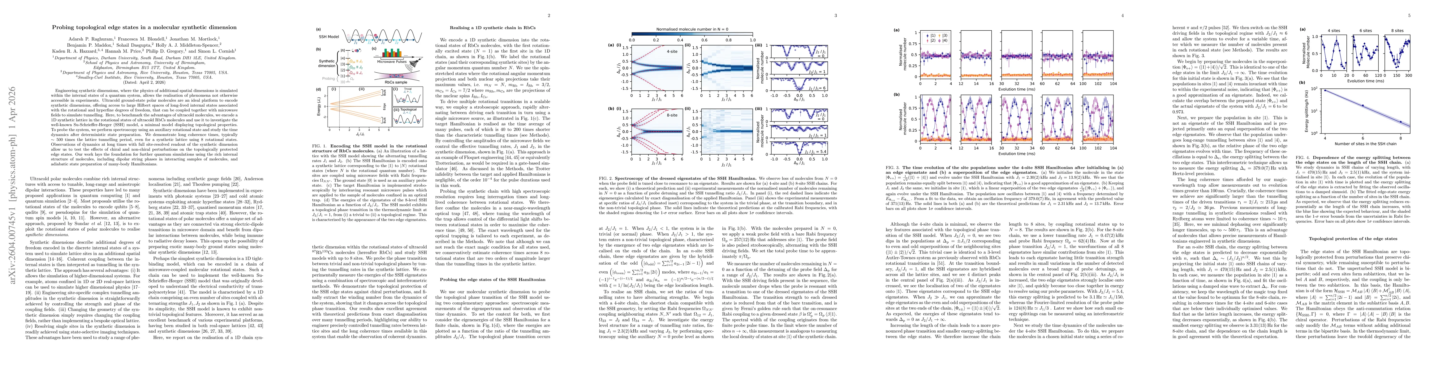 Thumbnail for Probing topological edge states in a molecular synthetic dimension