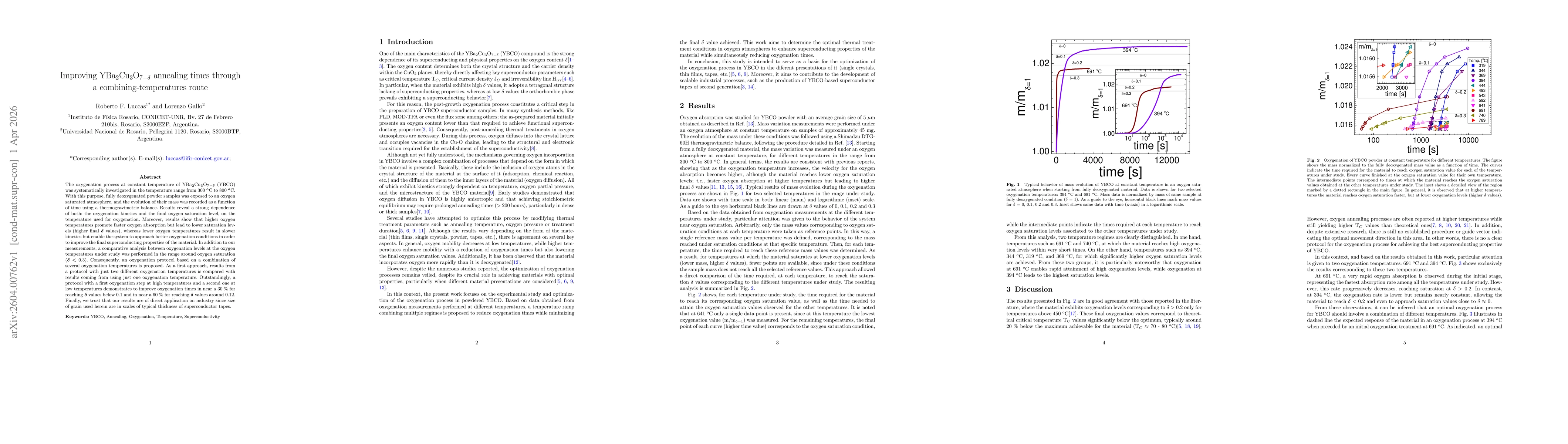 Thumbnail for Improving YBa$_2$Cu$_3$O$_{7-δ}$ annealing times through a combining-temperatures route