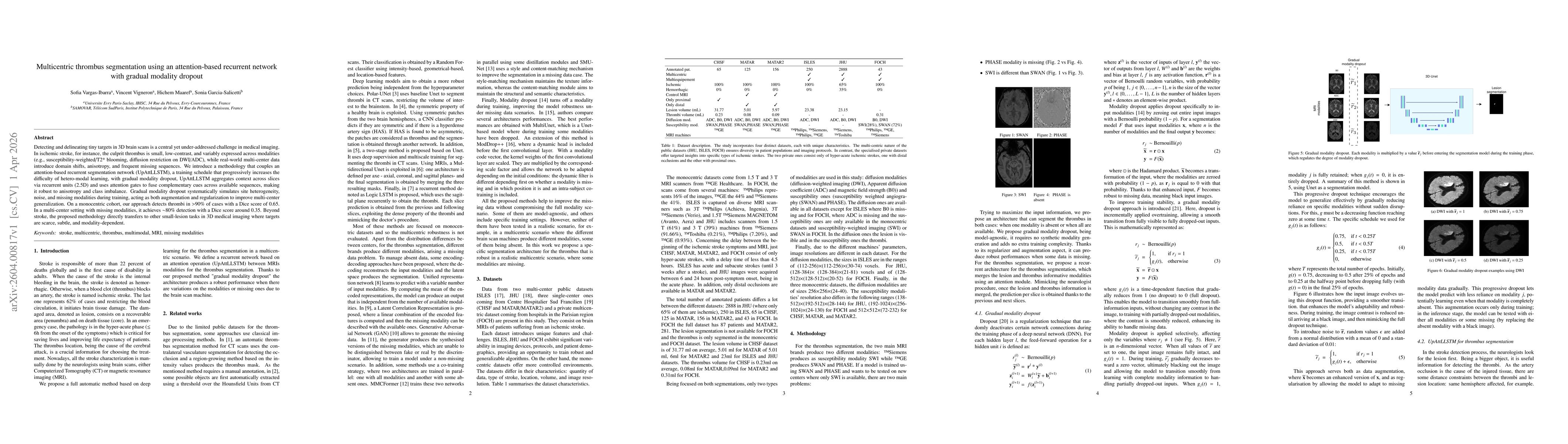 Thumbnail for Multicentric thrombus segmentation using an attention-based recurrent network with gradual modality dropout