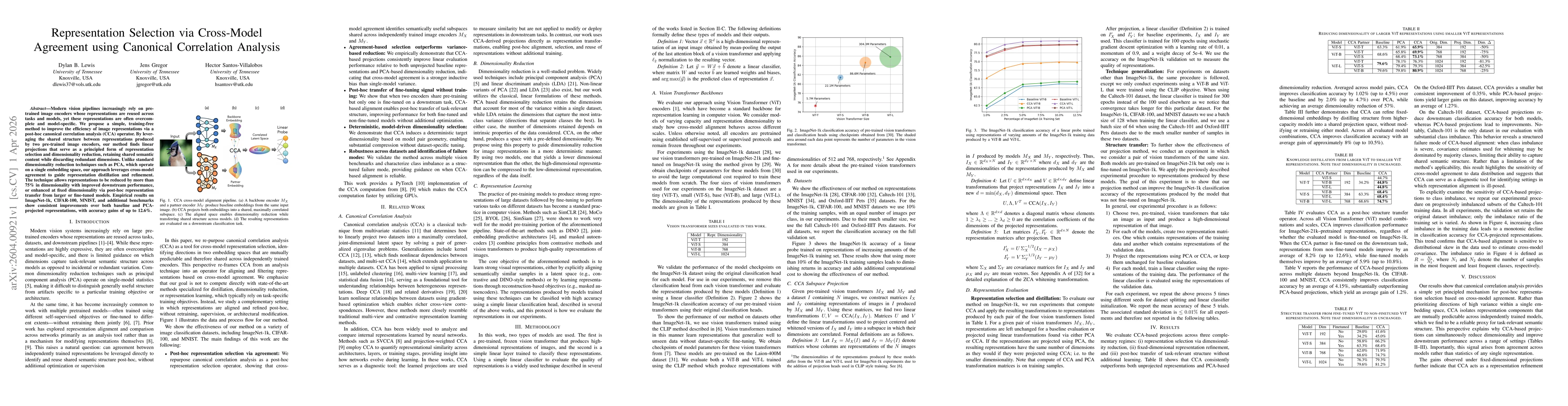 Thumbnail for Representation Selection via Cross-Model Agreement using Canonical Correlation Analysis