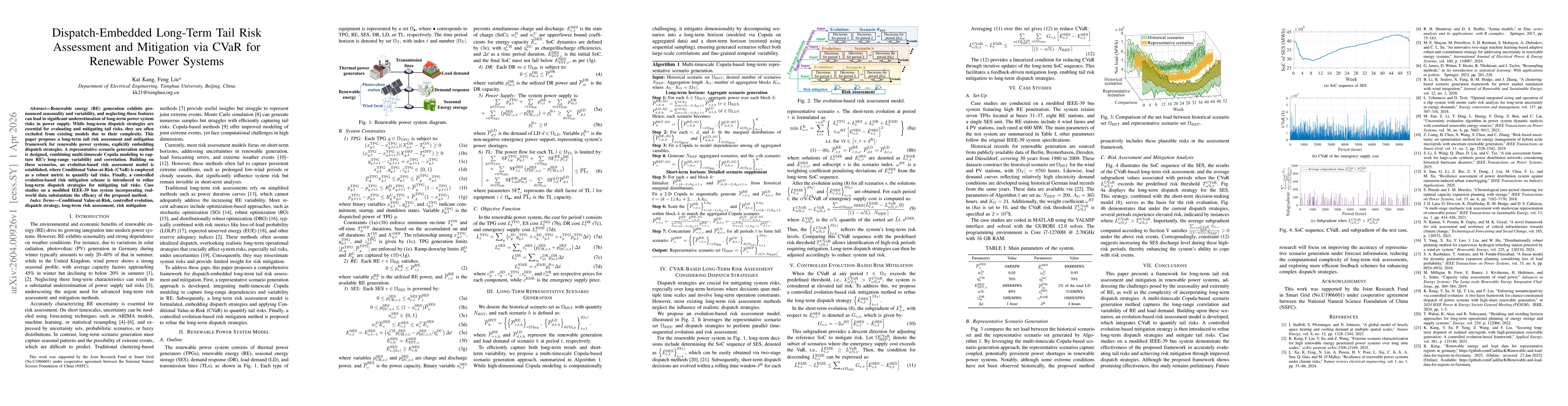 Thumbnail for Dispatch-Embedded Long-Term Tail Risk Assessment and Mitigation via CVaR for Renewable Power Systems