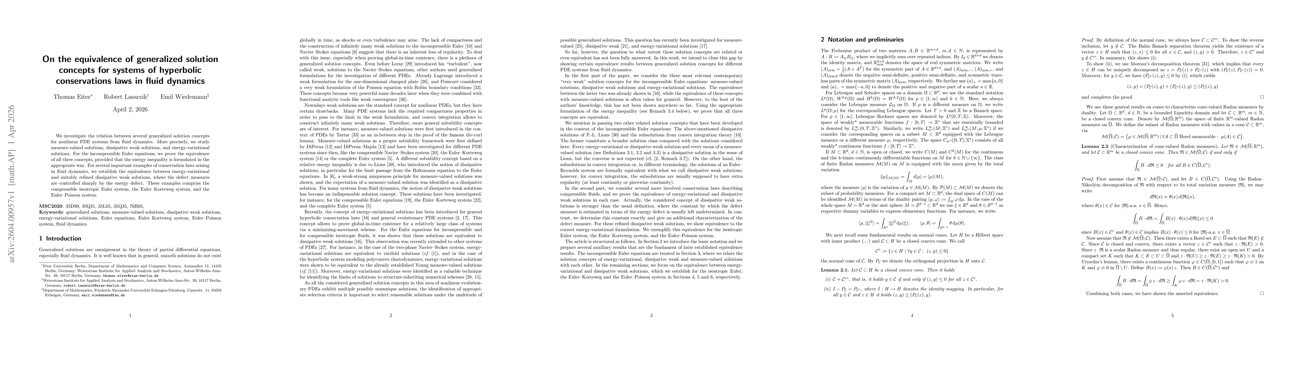 Thumbnail for On the equivalence of generalized solution concepts for systems of hyperbolic conservations laws in fluid dynamics