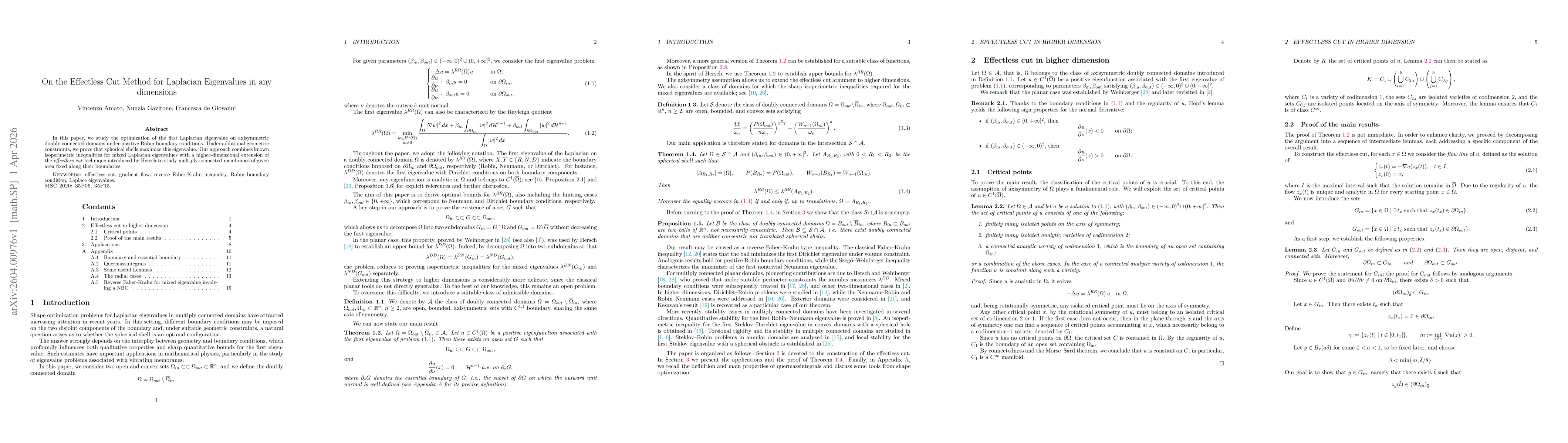 Thumbnail for On the Effectless Cut Method for Laplacian Eigenvalues in any dimensions