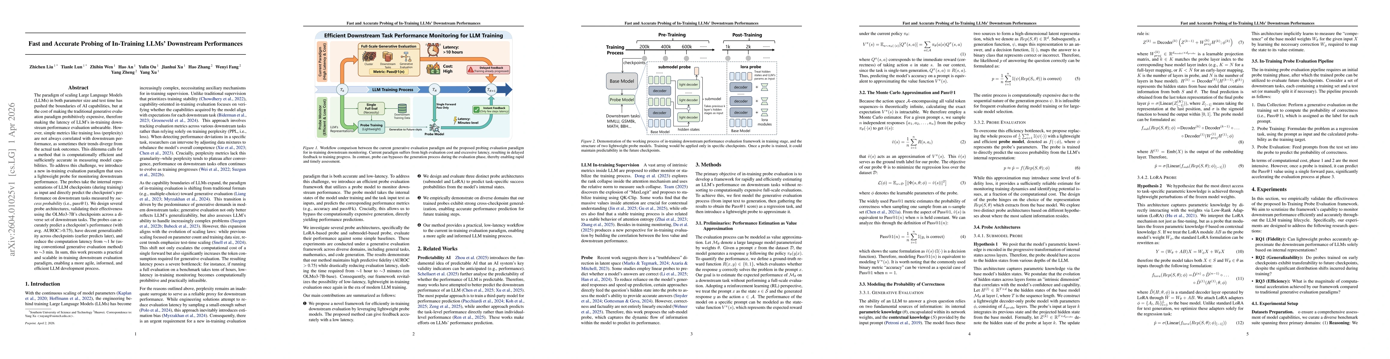 Thumbnail for Fast and Accurate Probing of In-Training LLMs' Downstream Performances