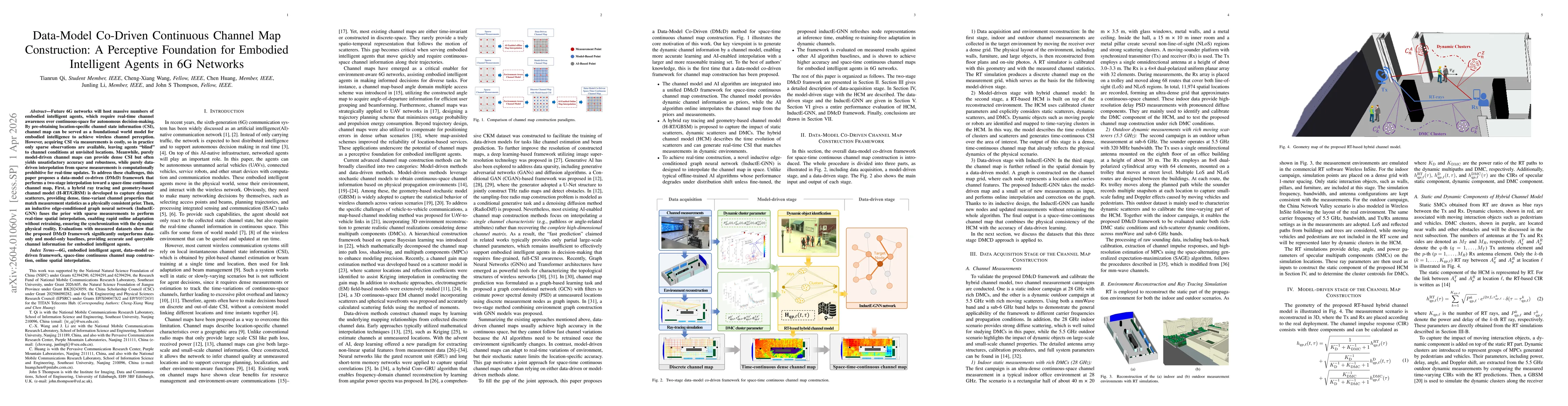 Thumbnail for Data-Model Co-Driven Continuous Channel Map Construction: A Perceptive Foundation for Embodied Intelligent Agents in 6G Networks