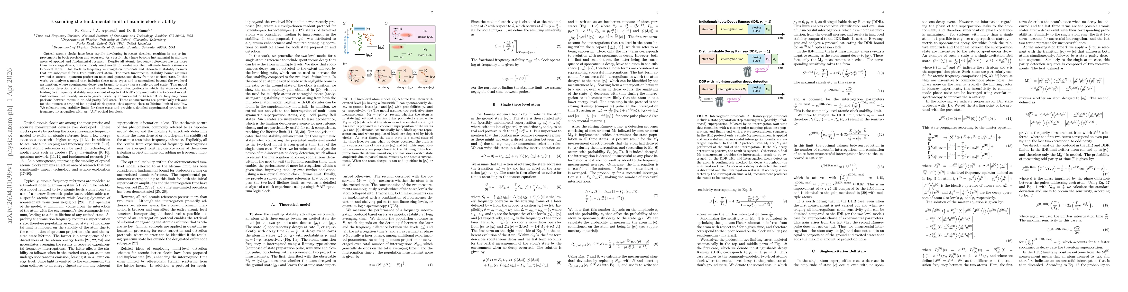 Thumbnail for Extending the fundamental limit of atomic clock stability