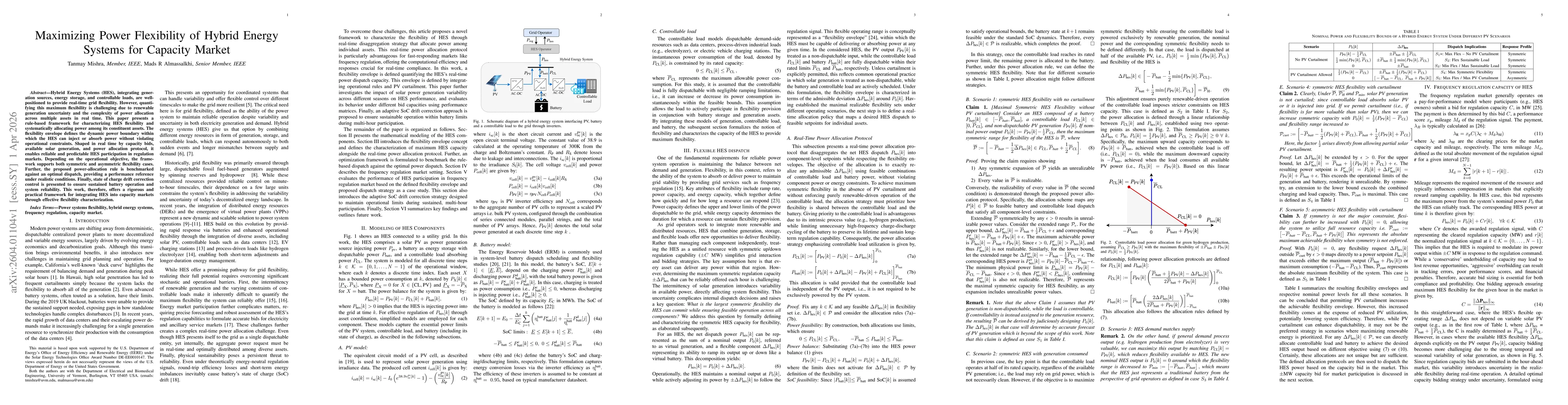 Thumbnail for Maximizing Power Flexibility of Hybrid Energy Systems for Capacity Market