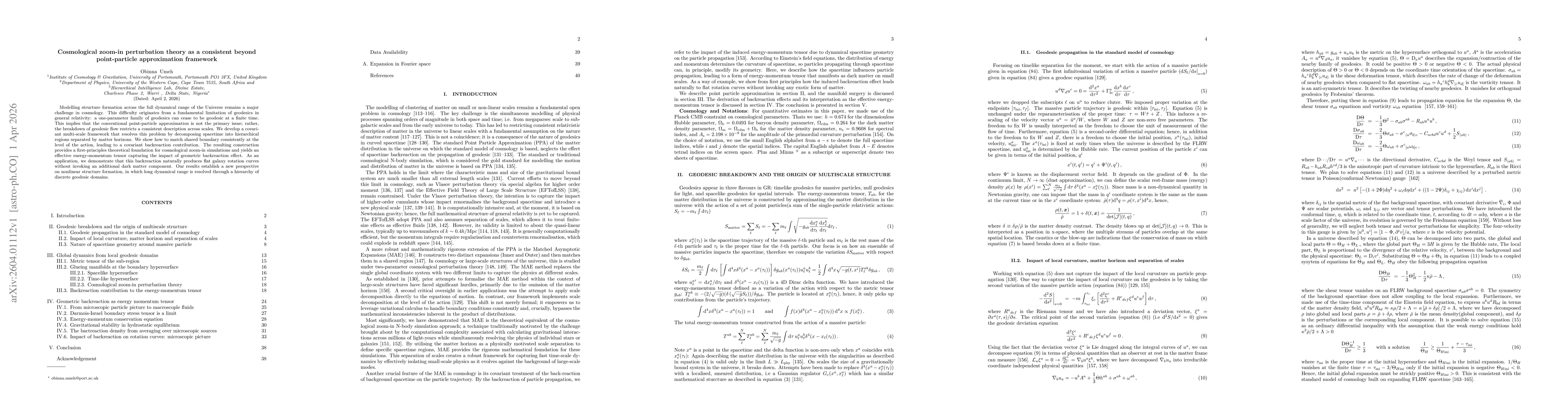 Thumbnail for Cosmological zoom-in perturbation theory as a consistent beyond point-particle approximation framework