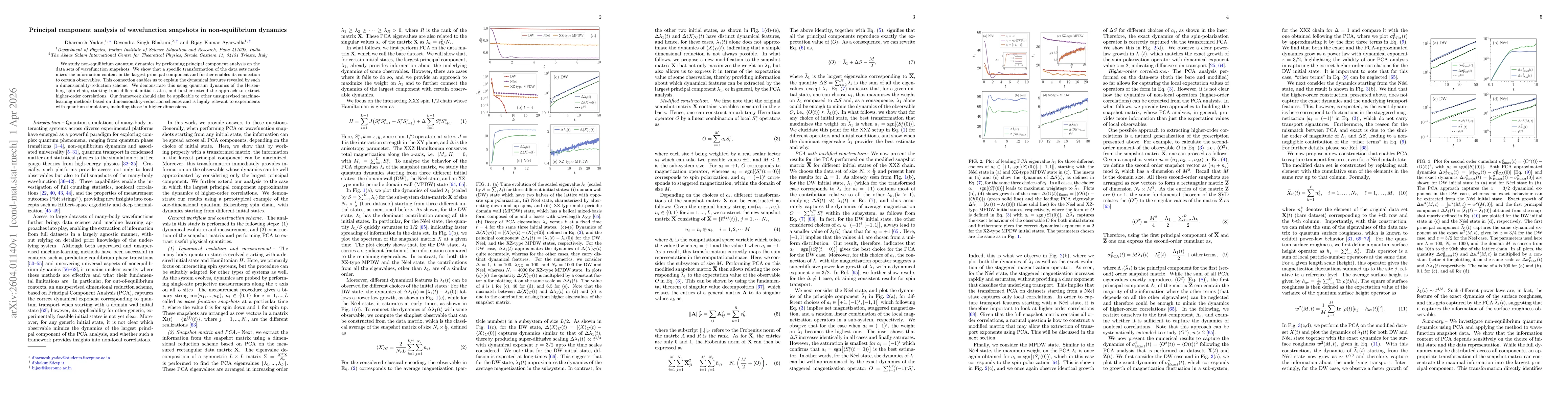 Thumbnail for Principal component analysis of wavefunction snapshots in non-equilibrium dynamics