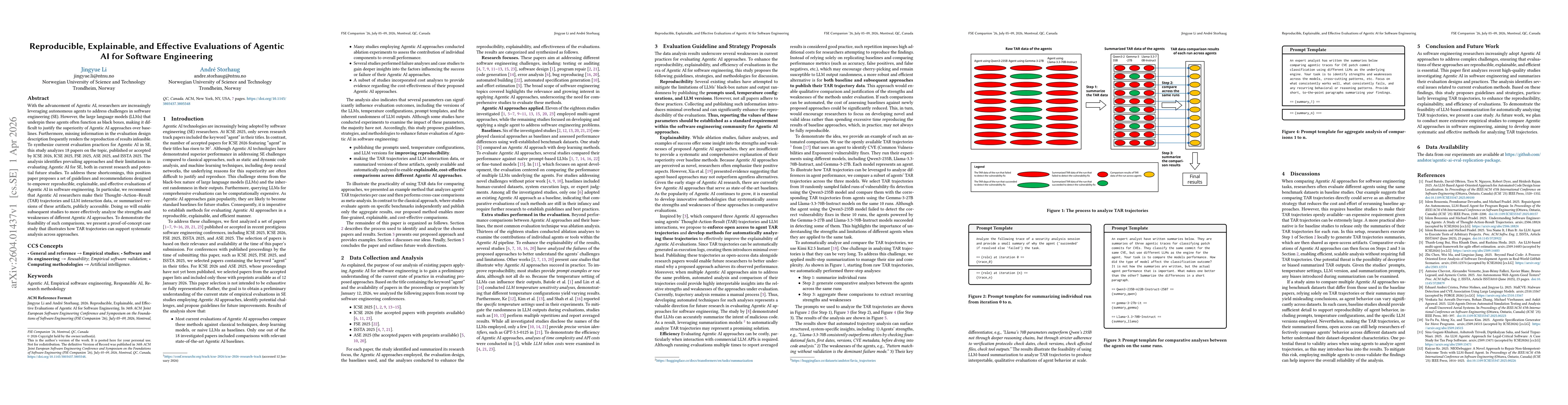 Thumbnail for Reproducible, Explainable, and Effective Evaluations of Agentic AI for Software Engineering