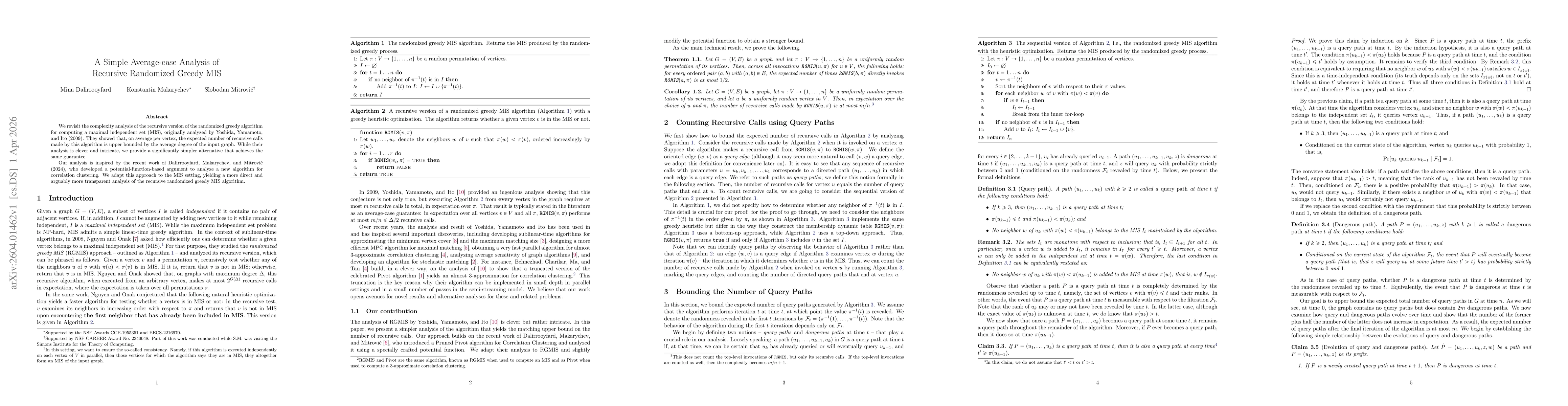 Thumbnail for A Simple Average-case Analysis of Recursive Randomized Greedy MIS