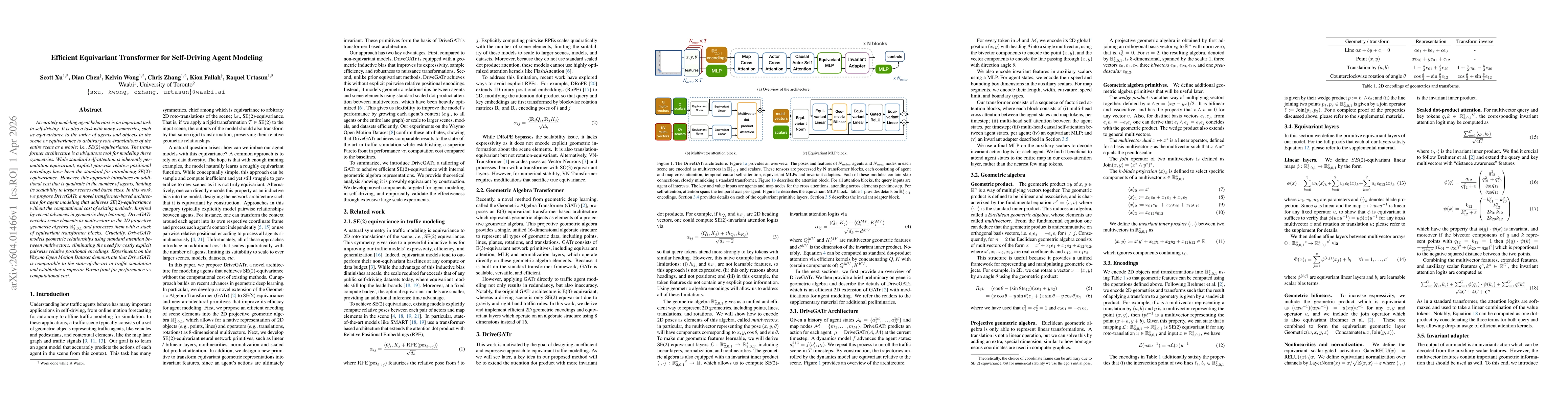 Thumbnail for Efficient Equivariant Transformer for Self-Driving Agent Modeling