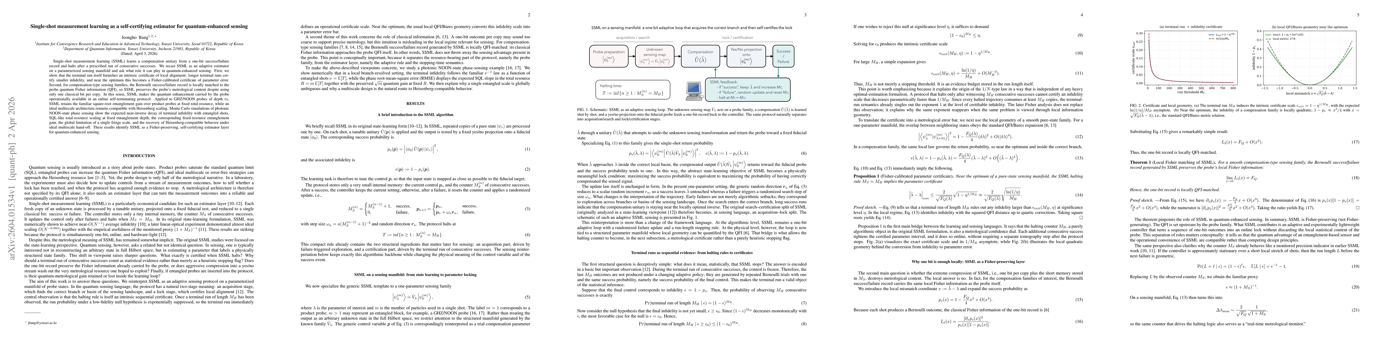 Thumbnail for Single-shot measurement learning as a self-certifying estimator for quantum-enhanced sensing