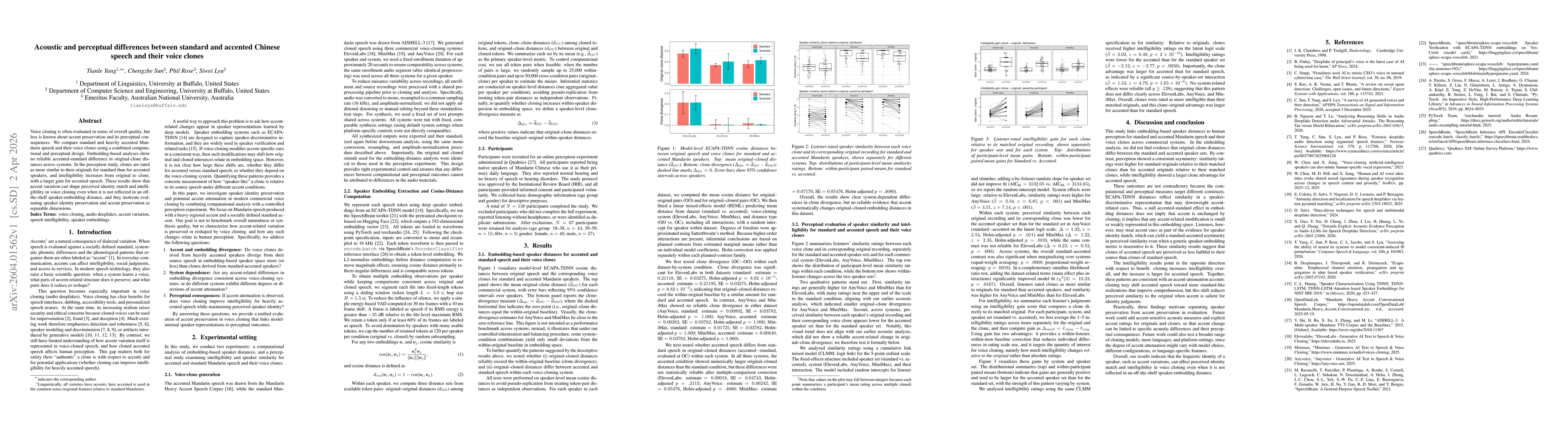 Thumbnail for Acoustic and perceptual differences between standard and accented Chinese speech and their voice clones