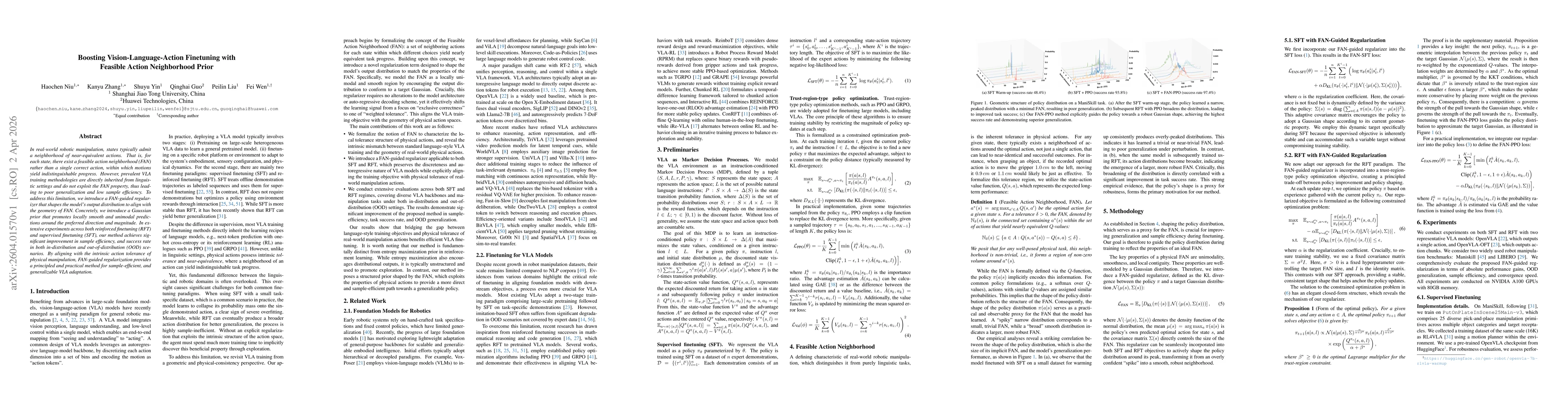 Thumbnail for Boosting Vision-Language-Action Finetuning with Feasible Action Neighborhood Prior