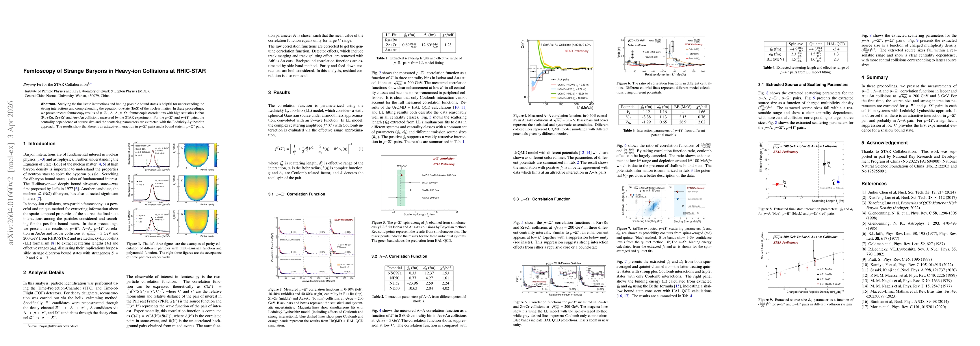 Thumbnail for Femtoscopy of Strange Baryons in Heavy-ion Collisions at RHIC-STAR